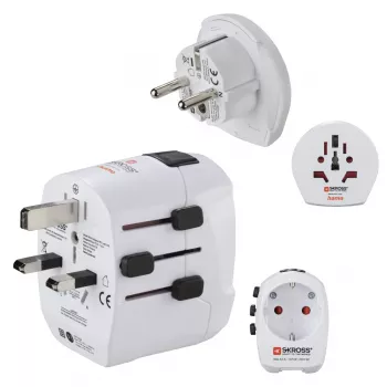 Hama World Travel Pro Light USB virtalähde universaali valkoinen