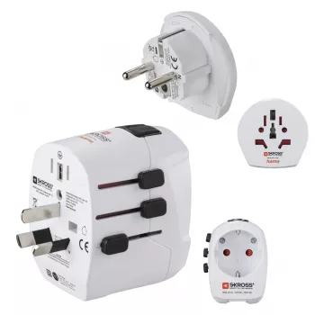 Hama World Travel Pro Light USB virtalähde universaali valkoinen