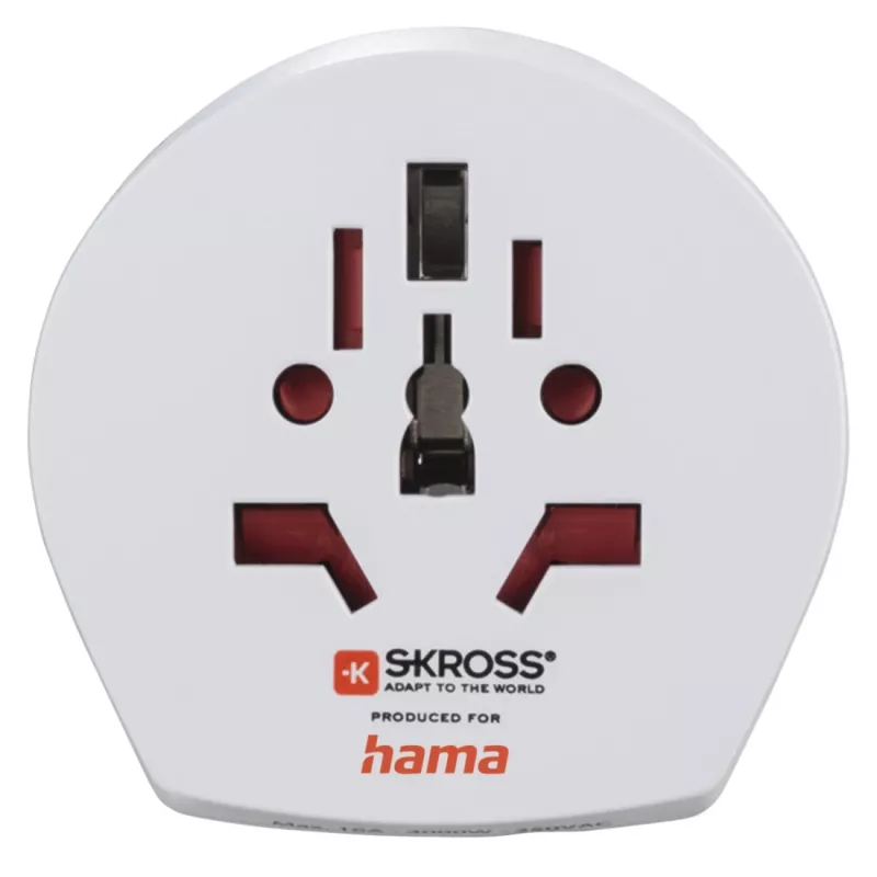 Hama World Travel Pro Light USB virtalähde universaali valkoinen