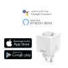Hama Mini WiFi -älypistorasia 00176573, 16 A, 3680 W, valkoinen