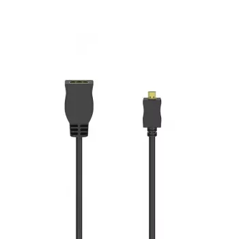 Hama 00205168 HDMI-kaapeli 0,1 m HDMI tyyppi D (Micro) HDMI tyyppi A (Standard) musta