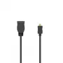 Hama 00205168 HDMI-kaapeli 0,1 m HDMI tyyppi D (Micro) HDMI tyyppi A (Standard) musta