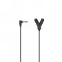 Audiokaapeli Hama 00205190 0,2 m 3,5 mm pistoke 2 x 3,5 mm liitäntään musta