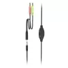 Hama HS-P100 V2 headset johdollinen panta toimisto/callcenter musta, hopea