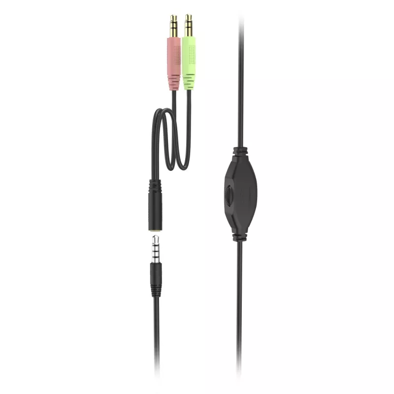 Hama HS-P100 V2 headset johdollinen panta toimisto/callcenter musta, hopea