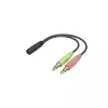 Hama HS-P100 V2 headset johdollinen panta toimisto/callcenter musta, hopea