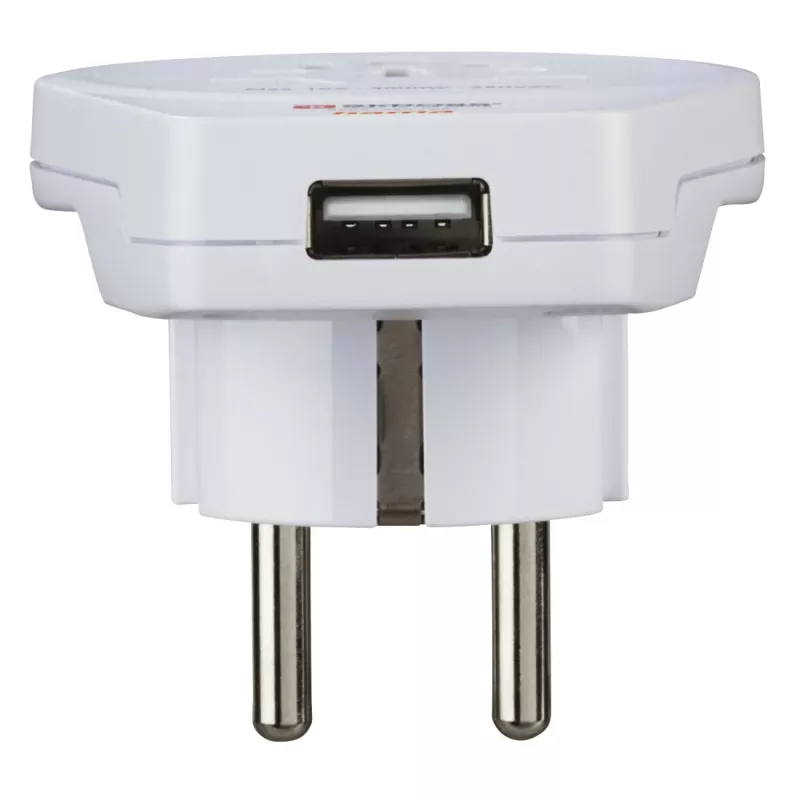 Hama maailma-Eurooppa USB-verkkopistokeadapteri universaali valkoinen
