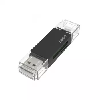 Kortinlukija Hama 00200130 USB/Micro-USB musta