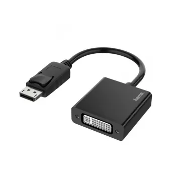 Hama 00200336 videokaapeliadapteri DisplayPort DVI-I musta