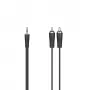 Audiokaapeli Hama 00205110 1,5 m 3,5 mm 2 x RCA musta
