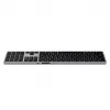 Satechi X3 Full-size (100%) Bluetooth-näppäimistö QWERTY englanti – musta/harmaa
