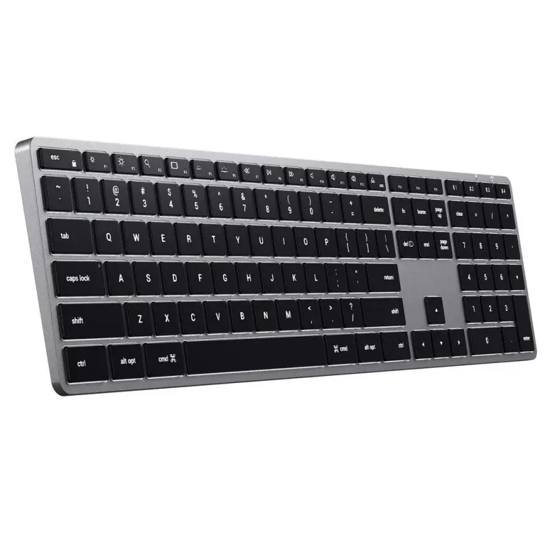 Satechi X3 Full-size (100%) Bluetooth-näppäimistö QWERTY englanti – musta/harmaa