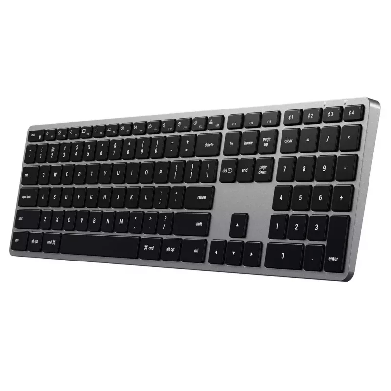 Satechi X3 Full-size (100%) Bluetooth-näppäimistö QWERTY englanti – musta/harmaa