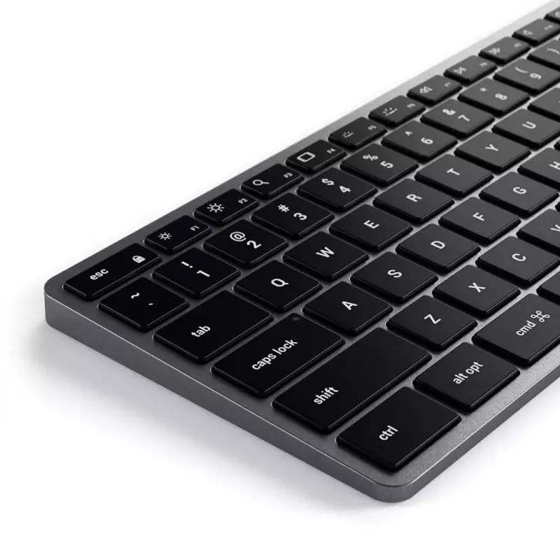 Satechi X3 Full-size (100%) Bluetooth-näppäimistö QWERTY englanti – musta/harmaa