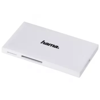 Hama USB 3.0 monikortinlukija, SD/microSD/CF/MS, valkoinen