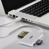 Hama USB 3.0 monikortinlukija, SD/microSD/CF/MS, valkoinen