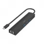 Hama 00200144 USB-keskitin USB 3.2 Gen 1 (3.1 Gen 1) Type-C 5000 Mbit/s musta