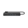 Hama 00200144 USB-keskitin USB 3.2 Gen 1 (3.1 Gen 1) Type-C 5000 Mbit/s musta