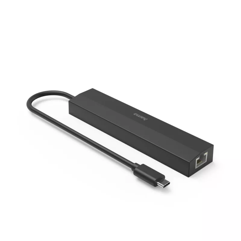 Hama 00200144 USB-keskitin USB 3.2 Gen 1 (3.1 Gen 1) Type-C 5000 Mbit/s musta