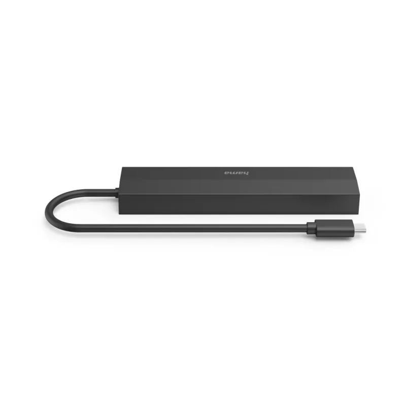 Hama 00200144 USB-keskitin USB 3.2 Gen 1 (3.1 Gen 1) Type-C 5000 Mbit/s musta