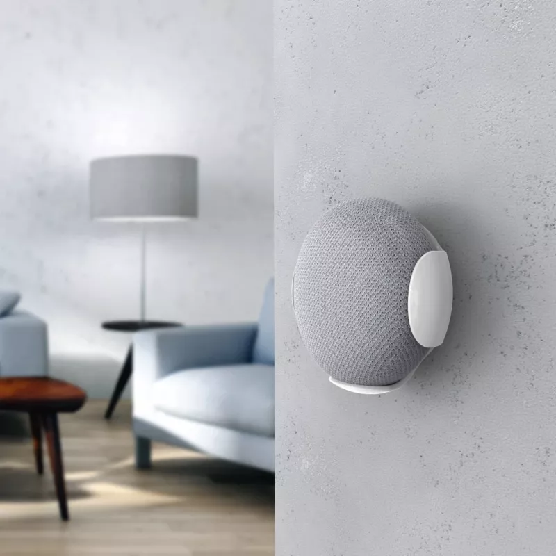 Hama 00181531 seinäkiinnike Google Home/Nest Minille, valkoinen