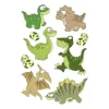Koristetarra HERMA 15512 monivärinen dinosaurukset 9 kpl