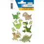 Koristetarra HERMA 15512 monivärinen dinosaurukset 9 kpl