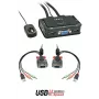 Lindy 2 portin VGA, USB 2.0 & Audio -kaapeli-KVM-kytkin