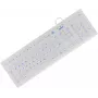 KeySonic KSK-8031INEL-Wh (DE) näppäimistö Industrial USB QWERTZ saksa valkoinen
