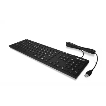 KeySonic KSK-8030 IN (CH) näppäimistö Industrial USB QWERTZ sveitsiläinen musta