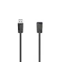 Hama 00200628 USB-kaapeli 1,5 m USB A musta
