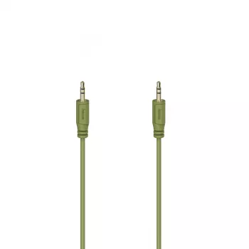 Hama Flexi-ohut audiokaapeli 0,75 m 3,5 mm vihreä uros-uros