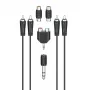 Audiokaapeli Hama 00205175 2,5 m 2x RCA-uros musta