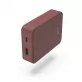 Hama Colour 10 Power Pack, 10 000 mAh, 2 lähtöä: USB-C, USB-A, punainen