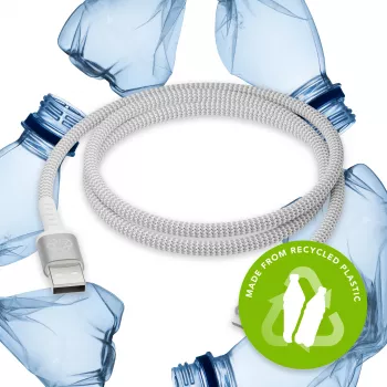 USB-A - Lightning -kaapeli dbramante re-charge Pro BRD kaapeli 1,2 m, valkoinen