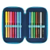 Herlitz TriCase Dip Dye 31 kpl sininen turkoosi polyesteri 190x115x70 mm