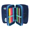 Herlitz TriCase Dip Dye 31 kpl sininen turkoosi polyesteri 190x115x70 mm