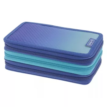 Herlitz TriCase Dip Dye 31 kpl sininen turkoosi polyesteri 190x115x70 mm