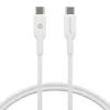 USB-C–USB-C-kaapeli 1 m d bramante re-charge — USB 2.0, valkoinen