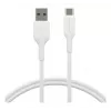 dbramante1928 re-charge – kaapeli 1 m USB-A–USB-C – W, 1 m, USB A, USB C, USB 2.0, 0,48 Gbit/s, valkoinen