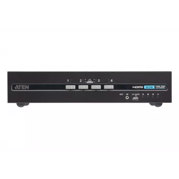 KVM-kytkin ATEN 4-porttinen USB HDMI Dual Display Secure CAC (4 tietokonetta, 4K UHD 3840×2160)