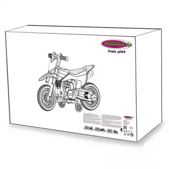 Jamara Power Bike -sähkömoottoripyörä paristokäyttöinen 4 pyörää