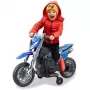 Jamara Power Bike -sähkömoottoripyörä paristokäyttöinen 4 pyörää