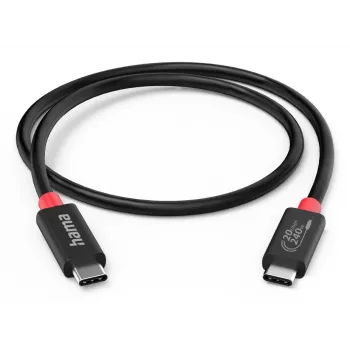 Hama USB-C-kaapeli USB4 Gen2 20 Gbit/s, E-Marker, 5 A, 240 W, 2 m