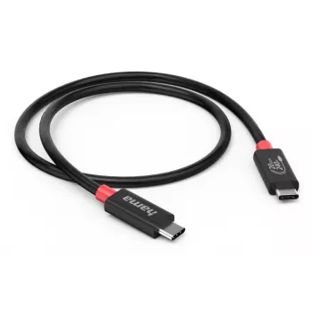 Hama USB-C-kaapeli USB4 Gen2 20 Gbit/s, E-Marker, 5 A, 240 W, 2 m