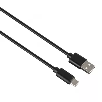 USB-kaapeli Hama 00200907 USB 2.0 0,9 m USB C USB A musta