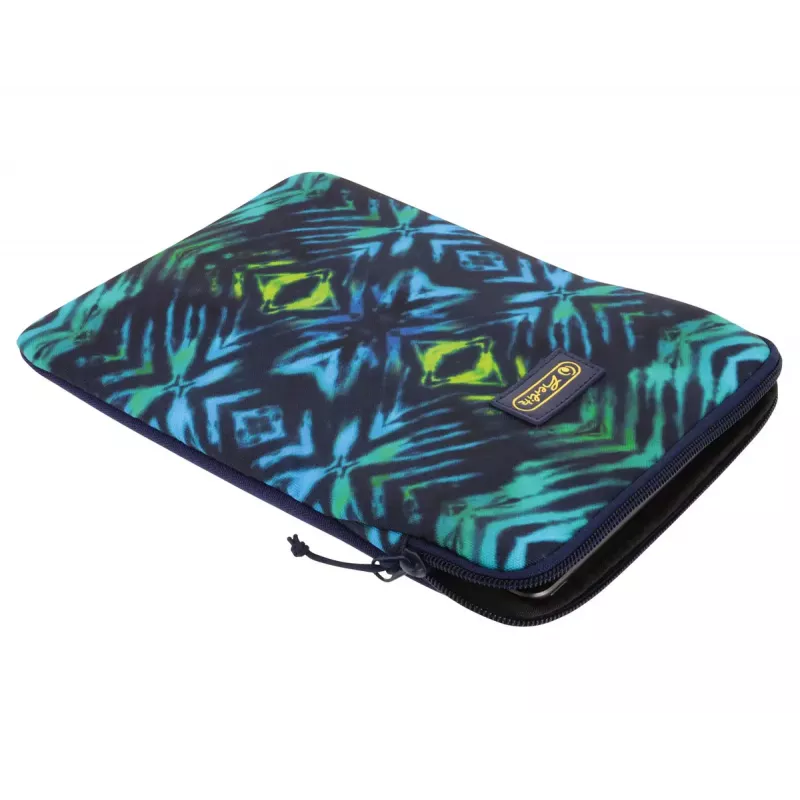 Suojakotelo Herlitz New Batik 26,7 cm musta sininen vihreä