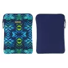 Suojakotelo Herlitz New Batik 26,7 cm musta sininen vihreä