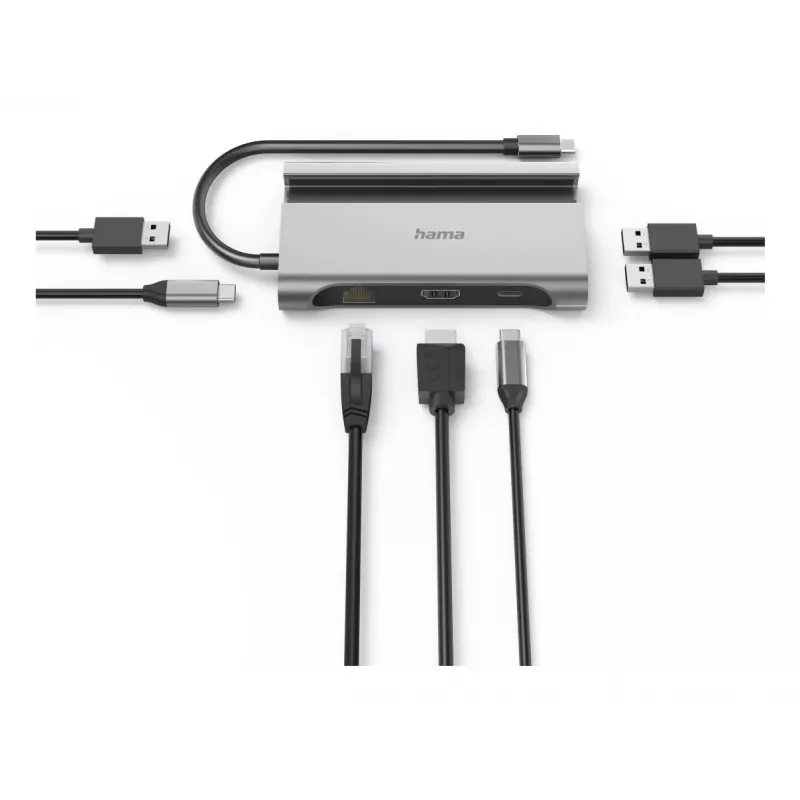 Hama Connect2Mobile V2 USB 3.2 Gen 1 (3.1 Gen 1) Type-C 1000 Mbit/s antrasiitti
