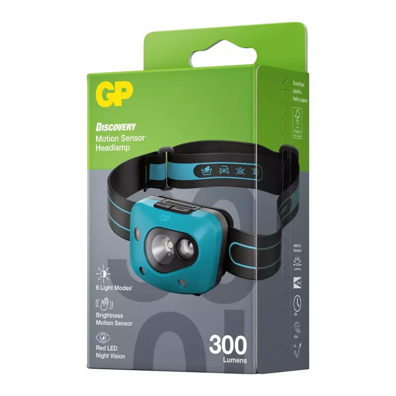 Otsalamppu GP Lighting Discovery Teal LED 300 lm IPX4